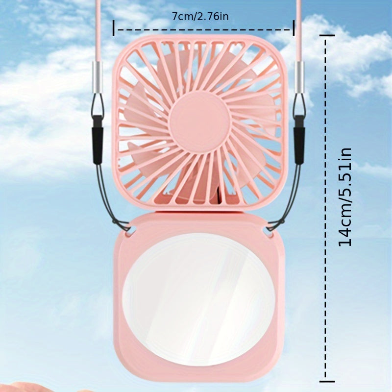 Mini egiluvchan bo'yin ventilyatori va makiyaj oynasi - bu tashqi foydalanish uchun mo'ljallangan portativ USB zaryadlanadigan qo'l ventilyatori. Ushbu ijodiy stol ventilyatori moslashtirilgan qulaylik uchun 3 tezlik sozlamasini taklif etadi.