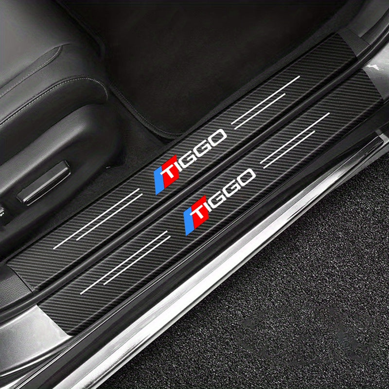 Car Door Sill Protector Set Anti-Scratch Door Entry Accessories for Vehicles