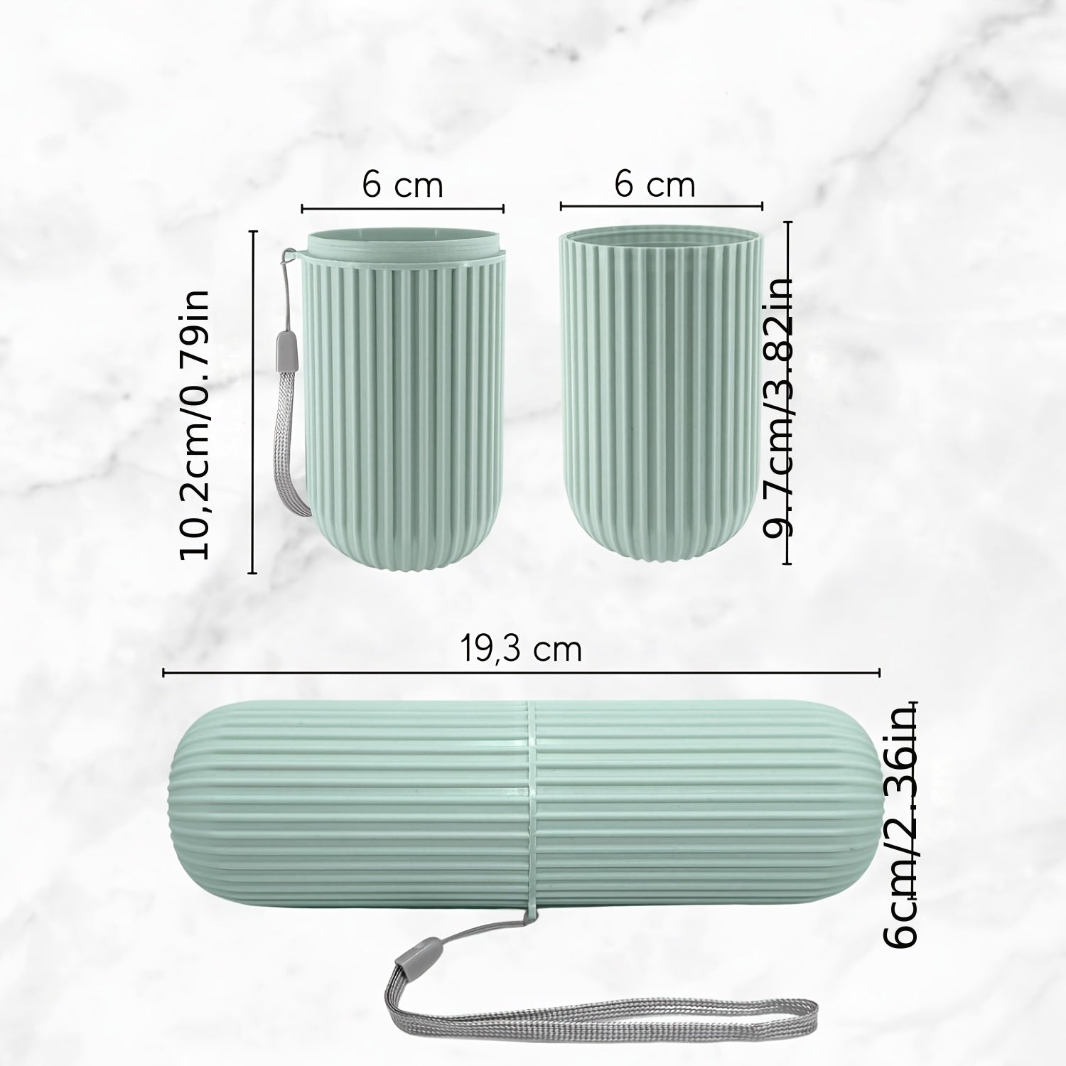 Travel Toothbrush Holder Multi-Color Portable for Travel Camping Kids Adults