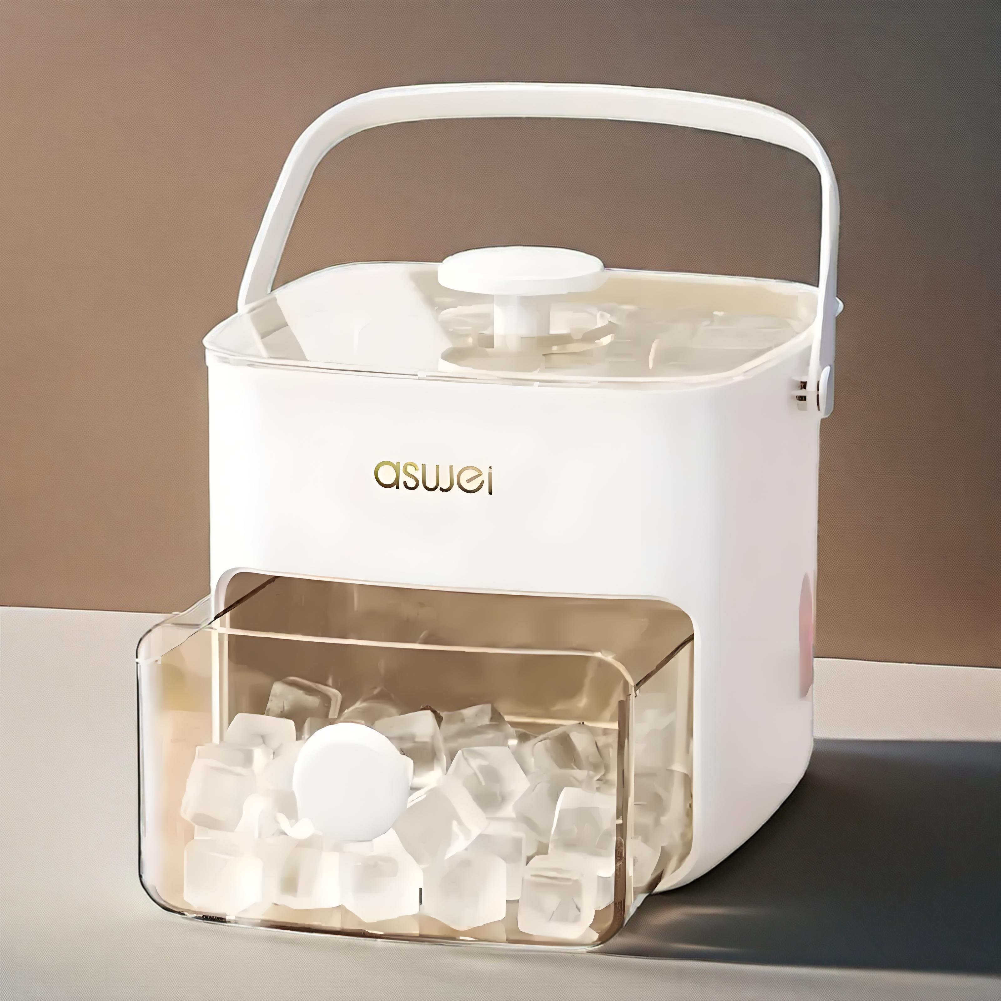 Gran capacidad de máquina de hielo manual para uso familiar y en verano