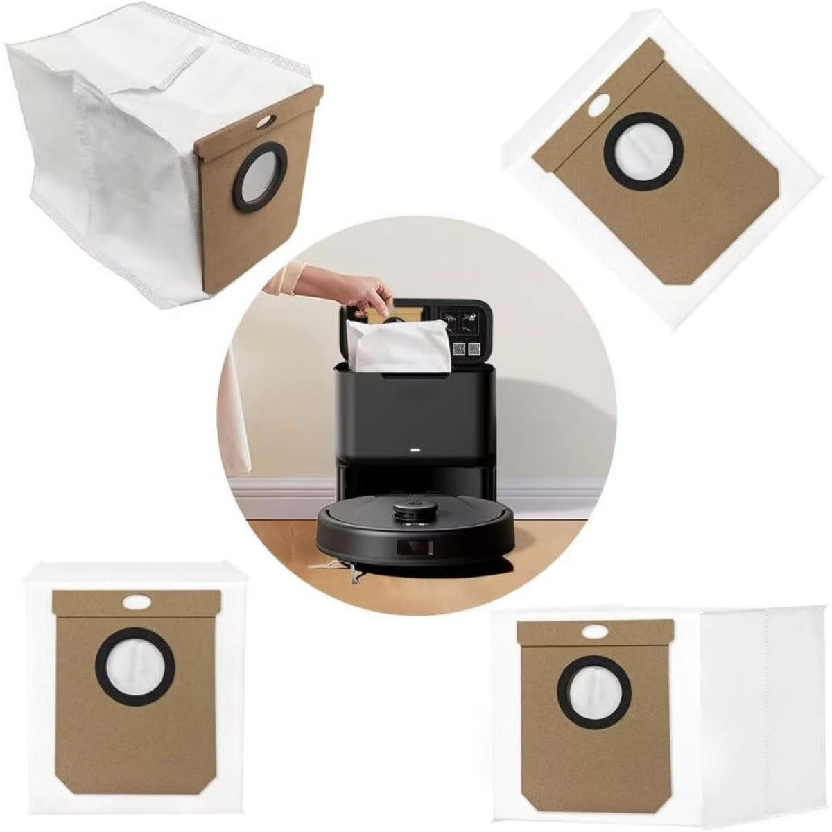 Filtri bilan birga Robot tozalagichlar uchun 2.5L vakuum sumkasi almashtirish