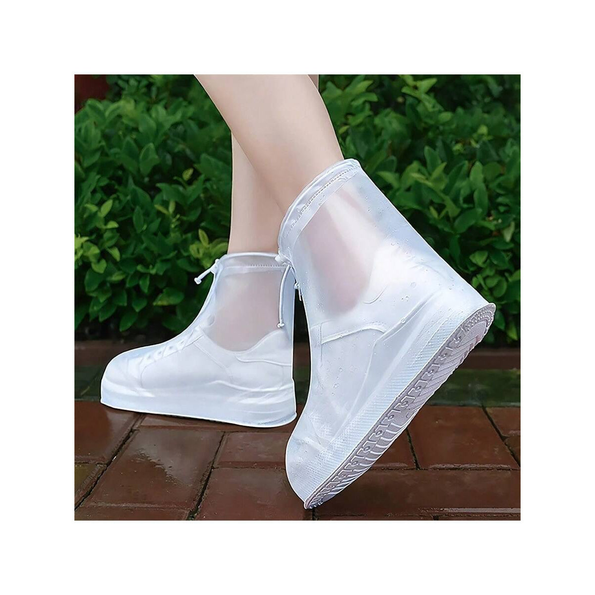 Unisex PVC Rainproof Shoe Covers Waterproof Non-slip Travel Accessories