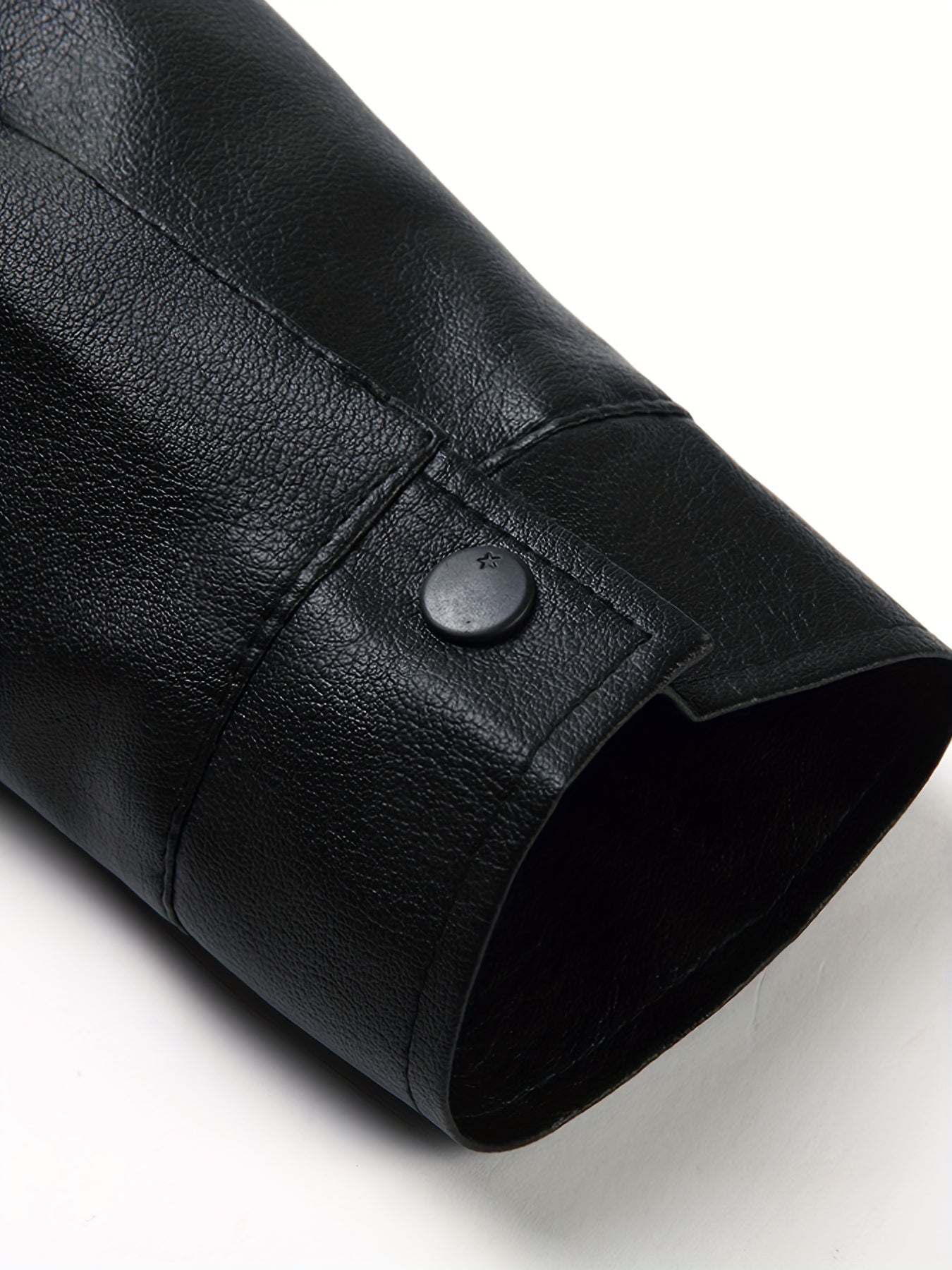 Erkaklar uchun bir rangli tasodifiy kurtka, uzun yenglar, zip yopilishi, polyester astar, keng kesim, yaka, va to'qilgan mato.