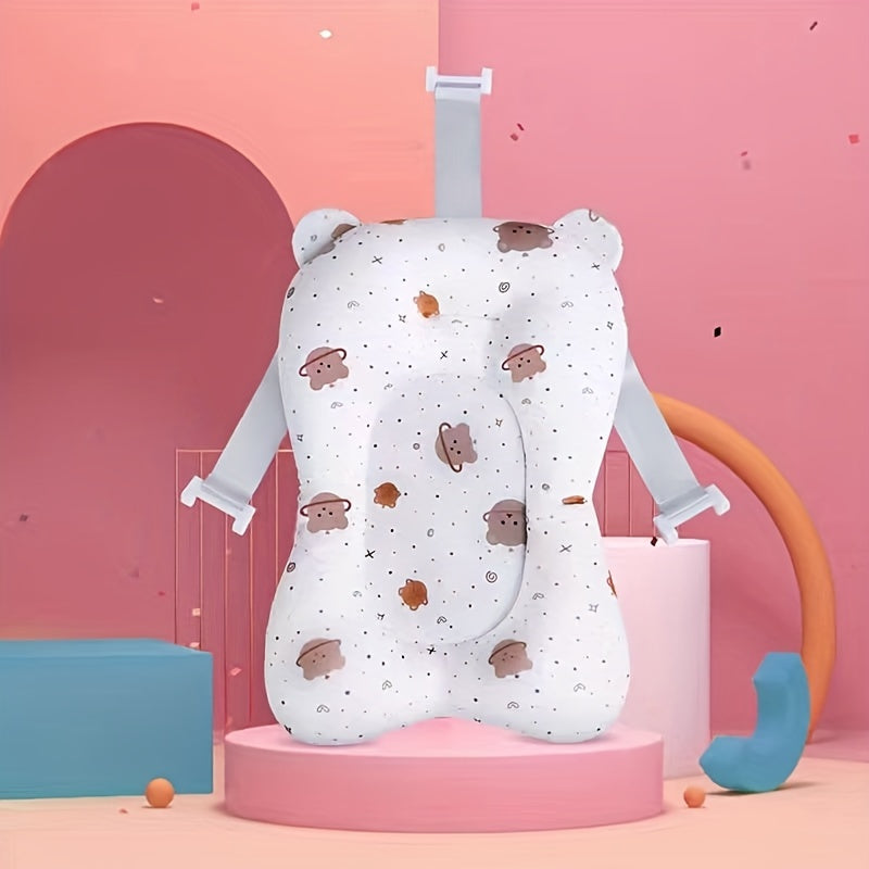 Baby Bathtub Mat Non-Slip Foldable Support Cushion for Newborns