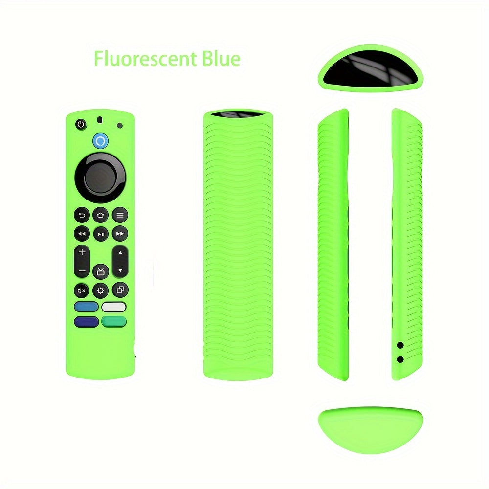 Funda de silicona para control remoto de Fire TV Omni y 4-Series con cordón