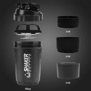Portable Protein Shaker Cup Made from Durable PP Material for Gym and Outdoor Fitness