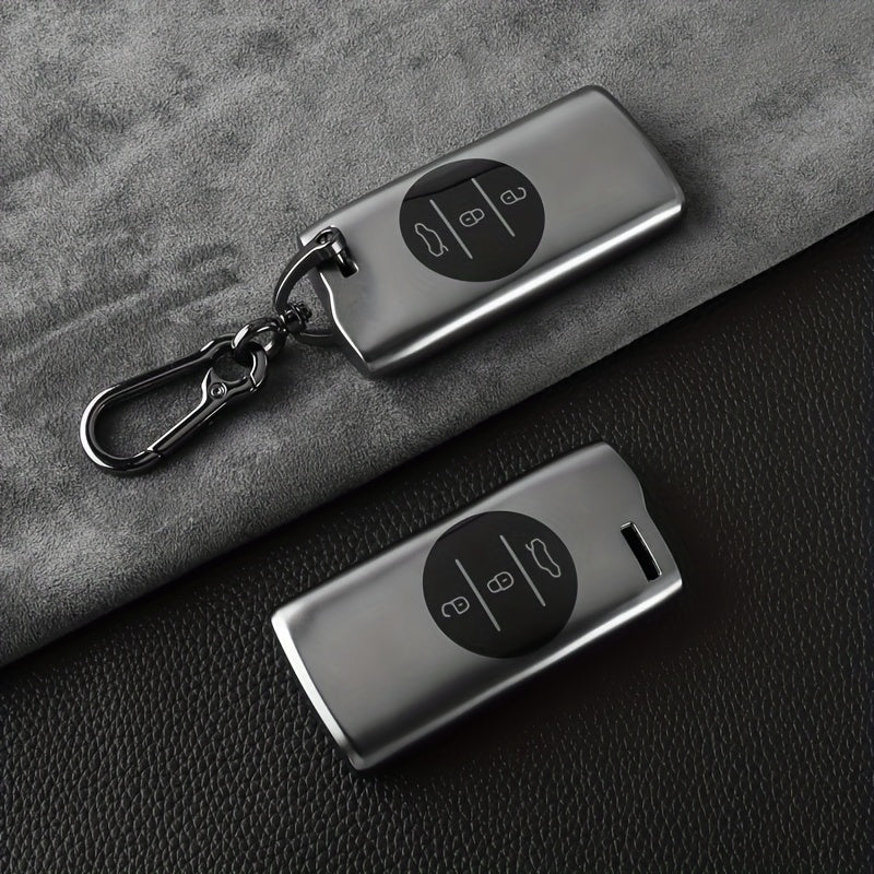 Universal TPU Car Key Fob Cover Protective Case with Keychain Durable