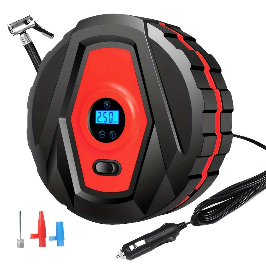 Car Tire Inflator Pump 12V Portable Air Compressor for Cars and Sedans