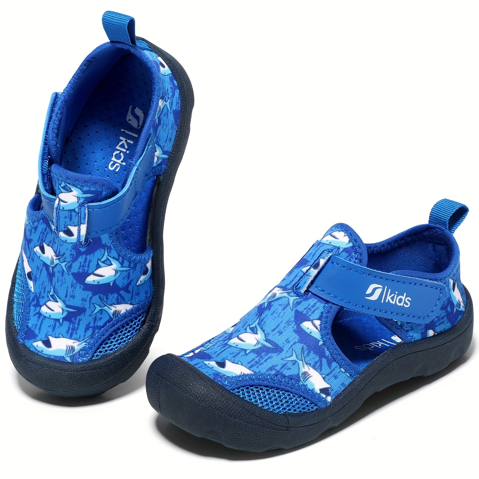 Kids Boys Sandals Lightweight Breathable Quick Dry Non-Slip for Beach Water Activities