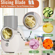 2025 yilga kelib, uy oshxonasida foydalanish uchun yangilangan maydalagich bilan elektr pishloq kesgich mavjud bo'ladi, u holda sabzavotlar, mevalar, yong'oq va oq uchun 3 ta almashtiriladigan pichoq bilan kesish va maydalash mumkin.