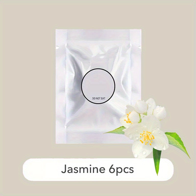 6pcs Car Fragrance Tablets Scented Air Vent Freshener Long-Lasting Aroma