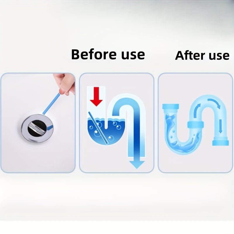 14 Drain Cleaning Sticks with Odor Freshener for Kitchen and Bathroom Sinks and Toilets