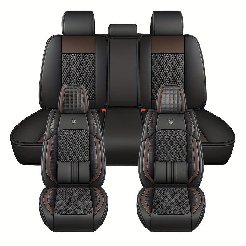 Universal avtomobil o'rindiq qopqog'i faux charm, to'liq qamrov, barcha mavsumlarga mos, aşınishga qarshi