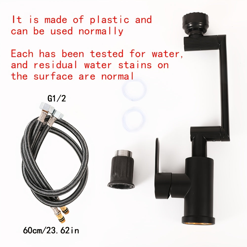 Juego de grifo de brazo robótico moderno ajustable para cocina y baño con agua caliente y fría