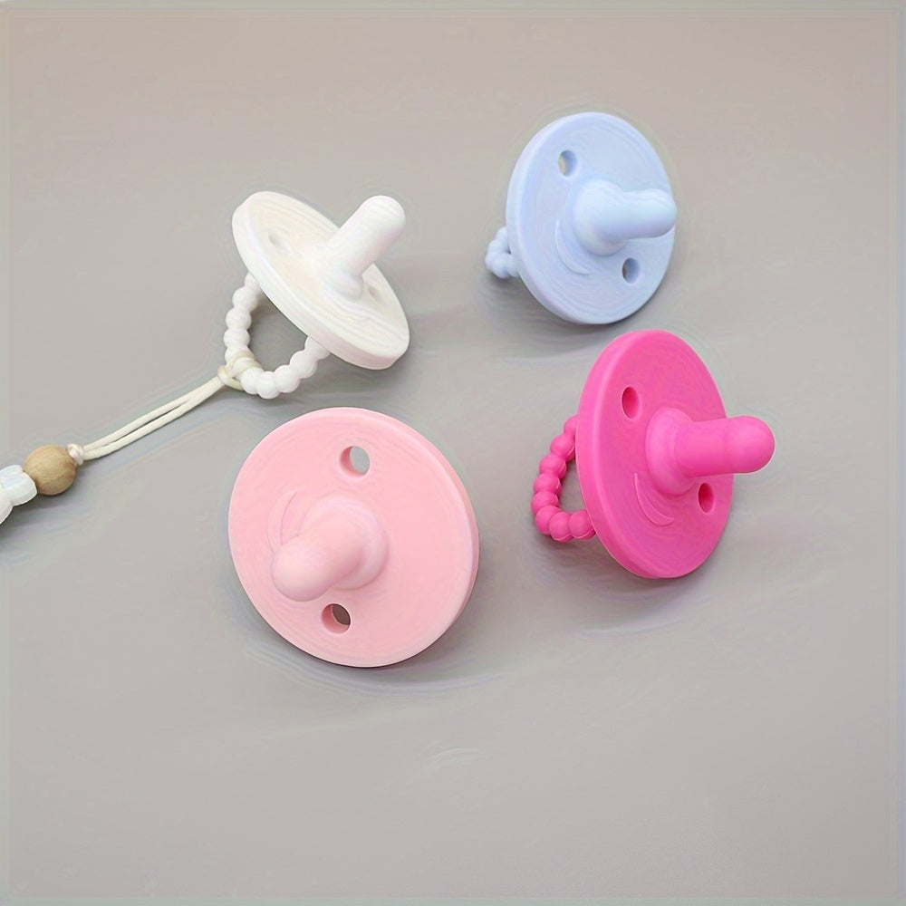 Baby Pacifiers Set of 2 Food-Grade Silicone BPA-Free for Newborns and Toddlers