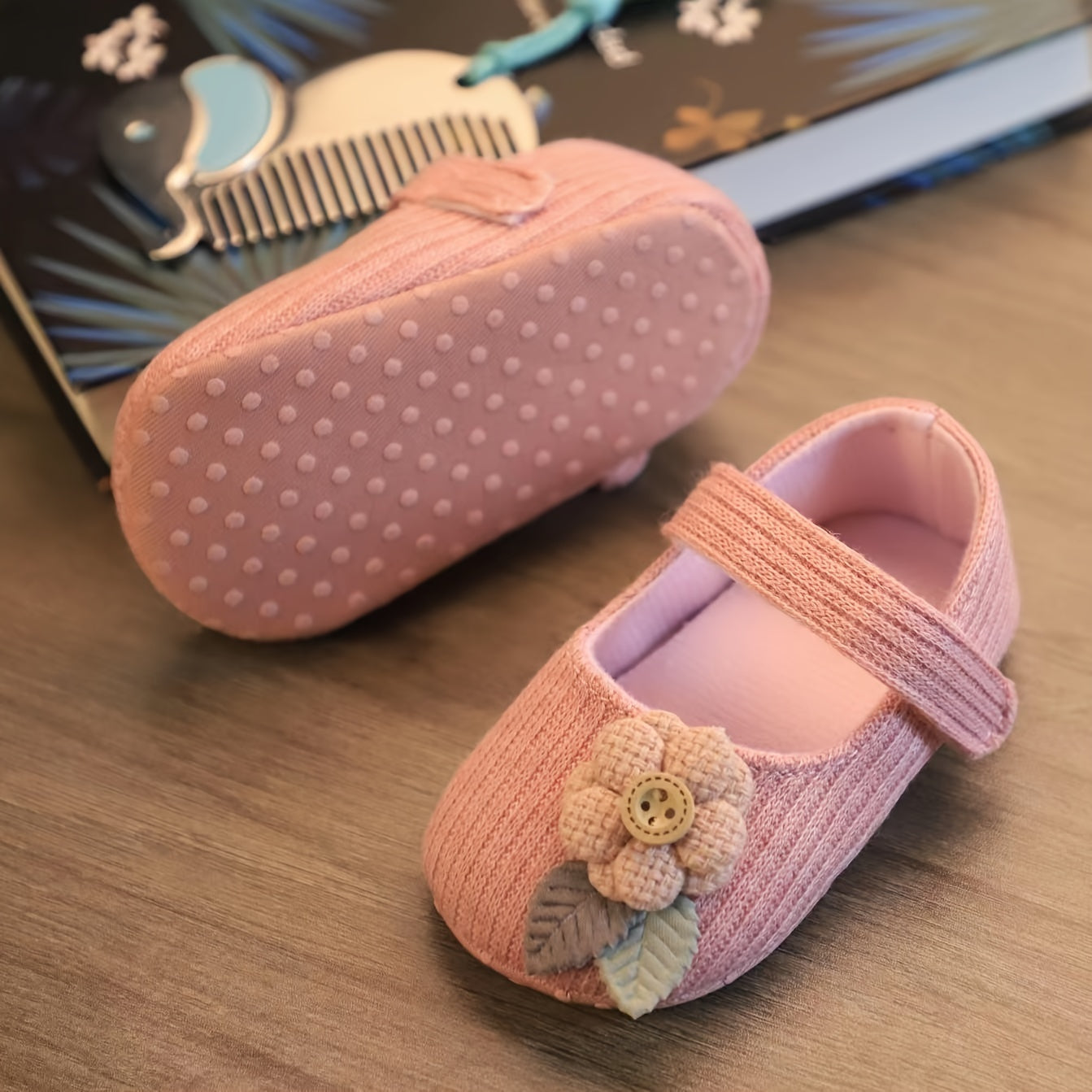 Baby Girl Soft Sole Shoes for Newborns 0-6 Months Breathable Spring Summer Flat Shoes