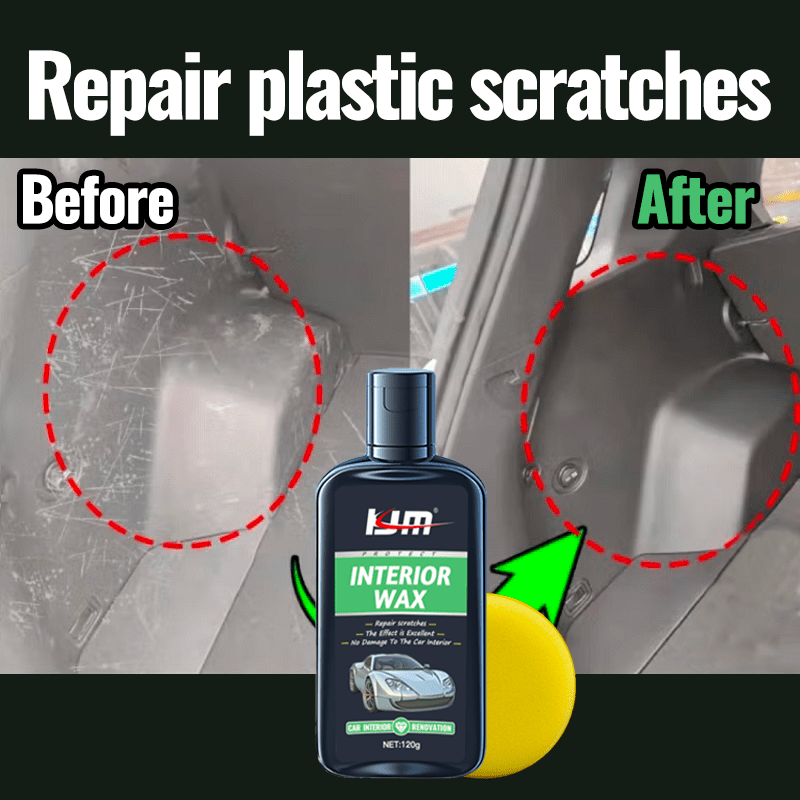 Car Trunk Scratch Repair Wax Plastic Renovation Kit for Interior Dashboard Doors