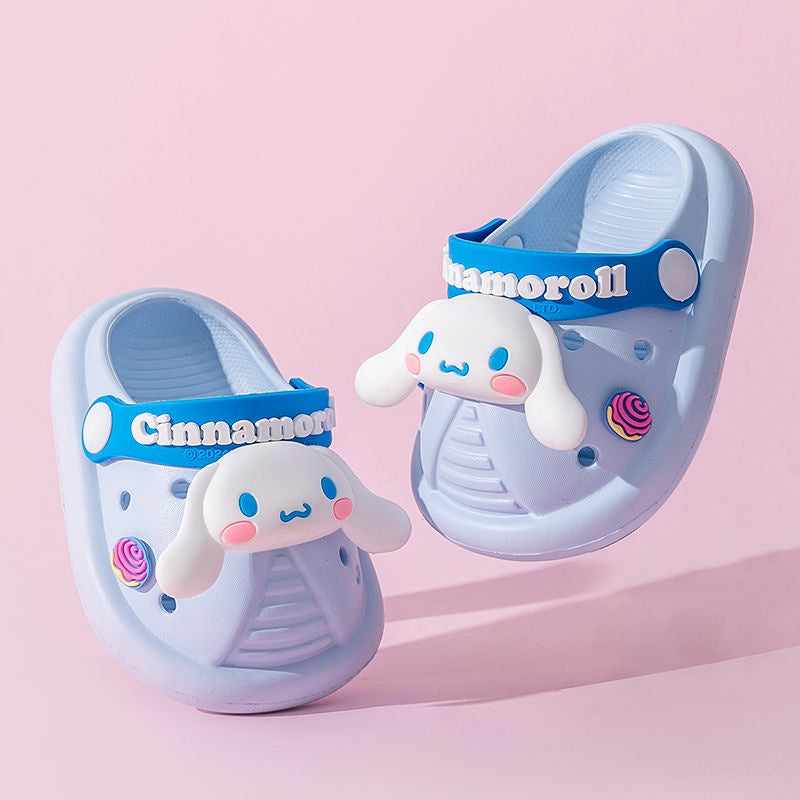 Unisex Toddler PVC Cartoon Slippers Non-Slip Breathable Summer Beach Casual Shoes