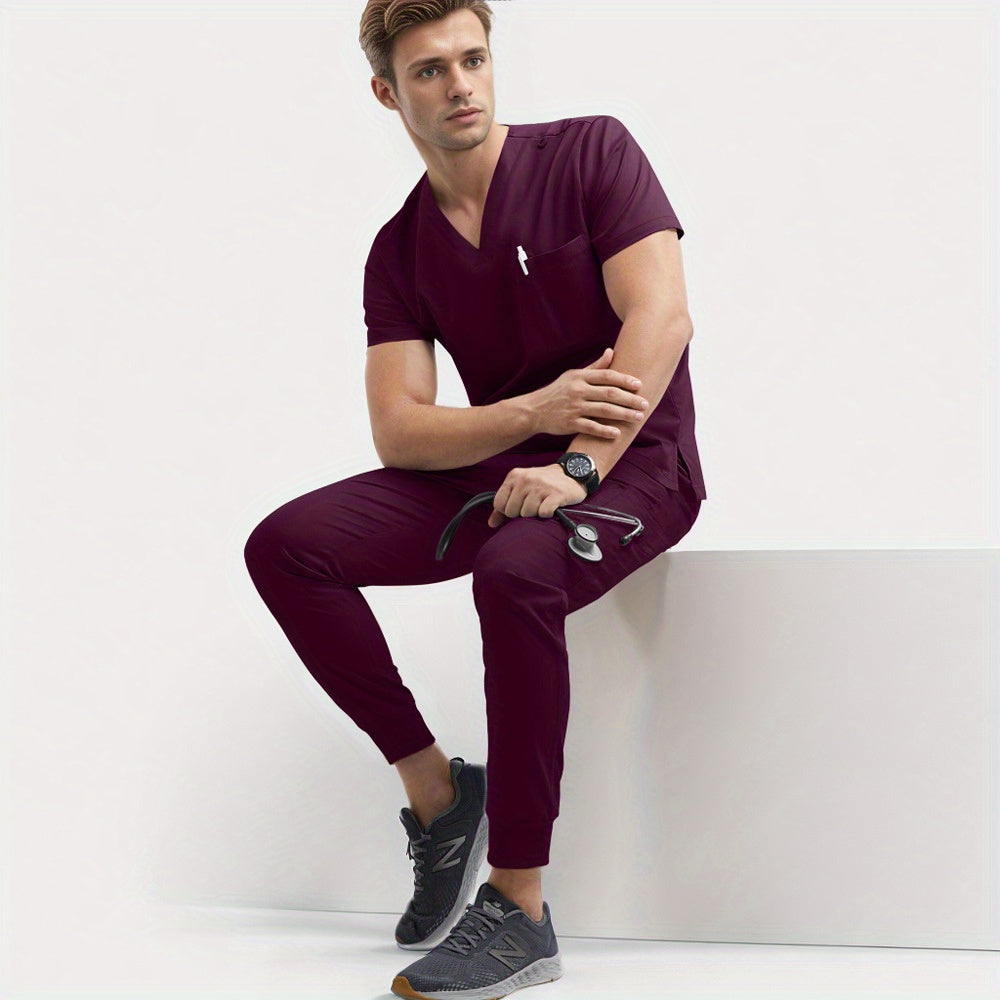 Yozgi ingichka uslubdagi shifokor formasi, ayollar uchun katta o'lchamdagi qo'l bilan yuviladigan umumiy kiyimlar, quruq yugurish uchun.