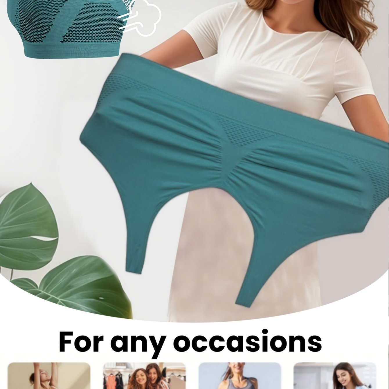 Women's Plus Size Stretchy Athletic Tank Top Teal No Padding Gym Yoga