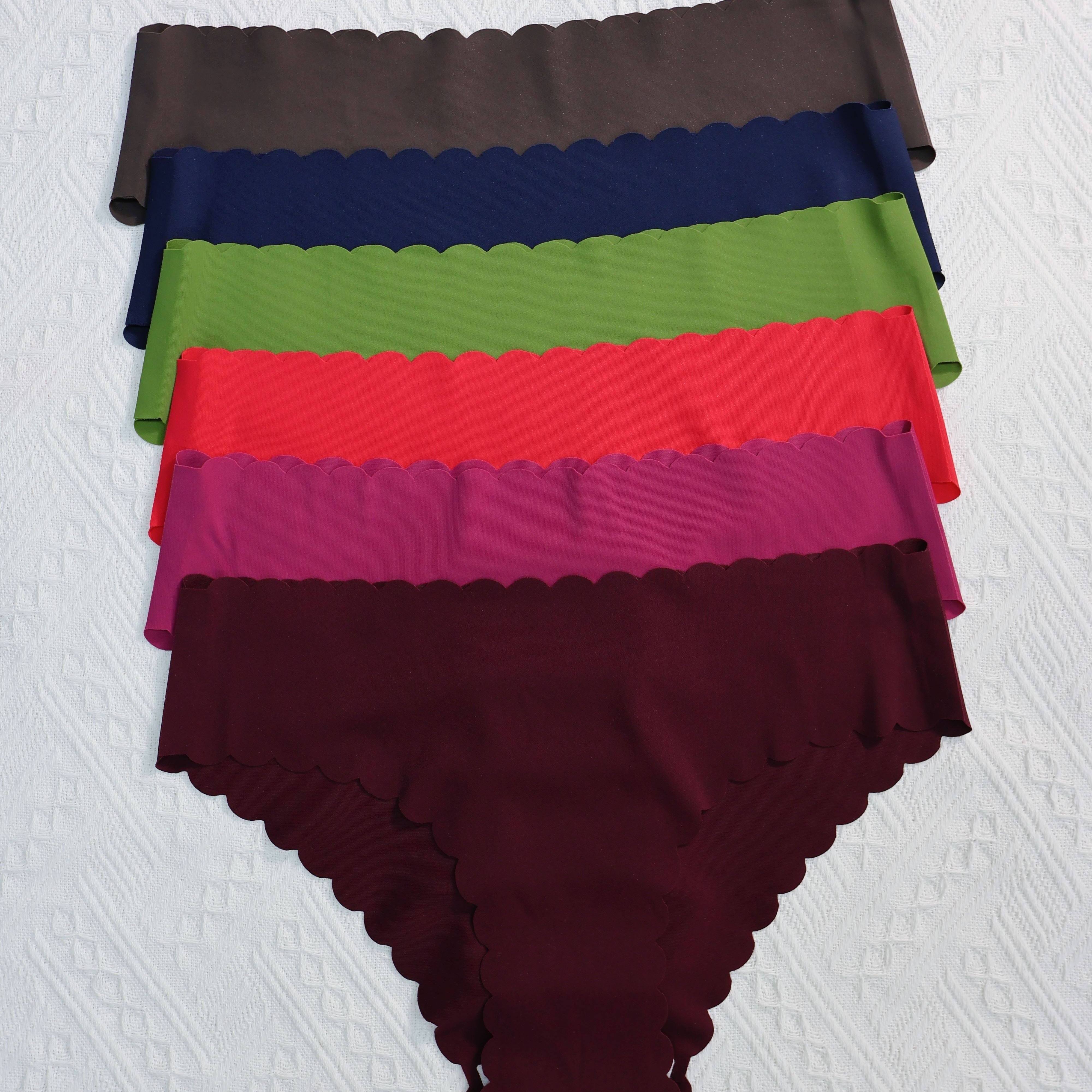 Women’s Briefs Solid Scallop Trim Comfortable Panties for Women