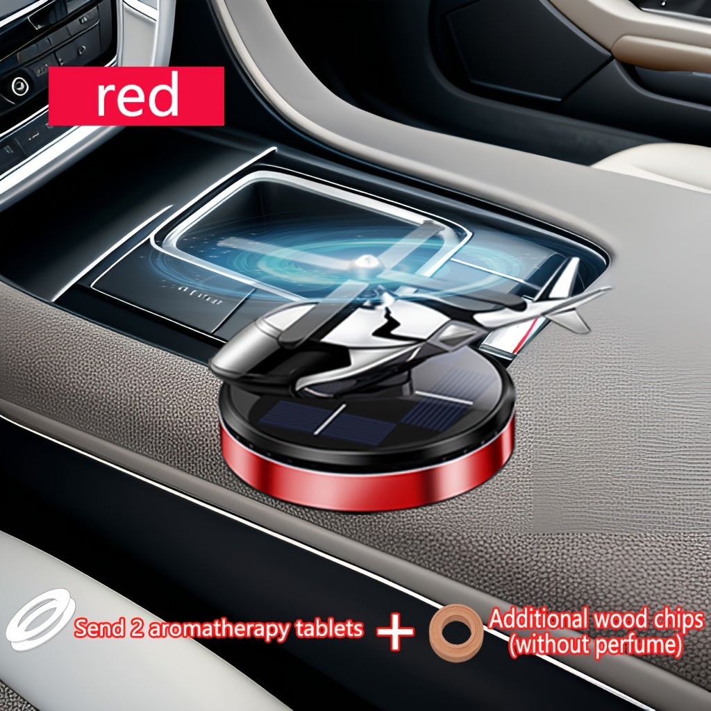 Solar Car Diffuser Air Freshener with 2 Fragrances for Vehicle and Home