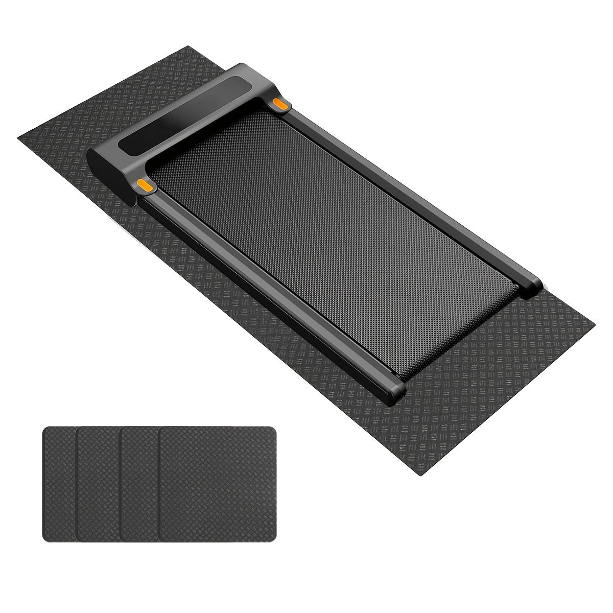 Shock Absorbing Treadmill Mat Non Slip Noise Reduction Cushion for Running and Elliptical Machines