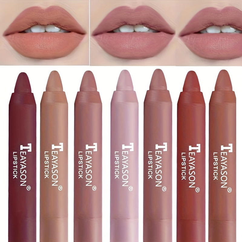 Women Matte Lipstick 12 Shades Long-Lasting Waterproof Lip Color