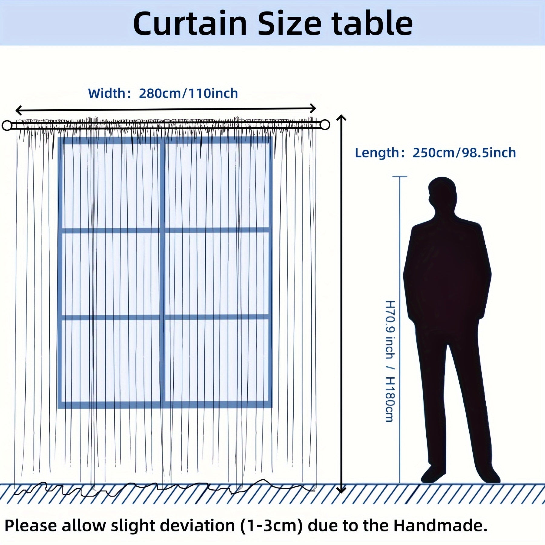 White Sheer Voile Curtain with Rod Pocket for Living Room Bedroom Office