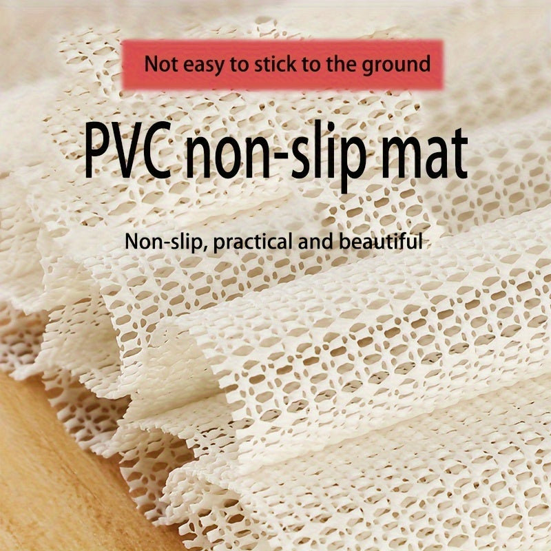 Reversible Silicone PVC Non-Slip Mesh Mat for Bed Sheets Sofa Carpets and Floors