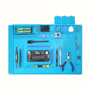 Silicone Repair Mat with Magnetic Tools for Mobile Phone and Computer Repair High-Temperature Welding