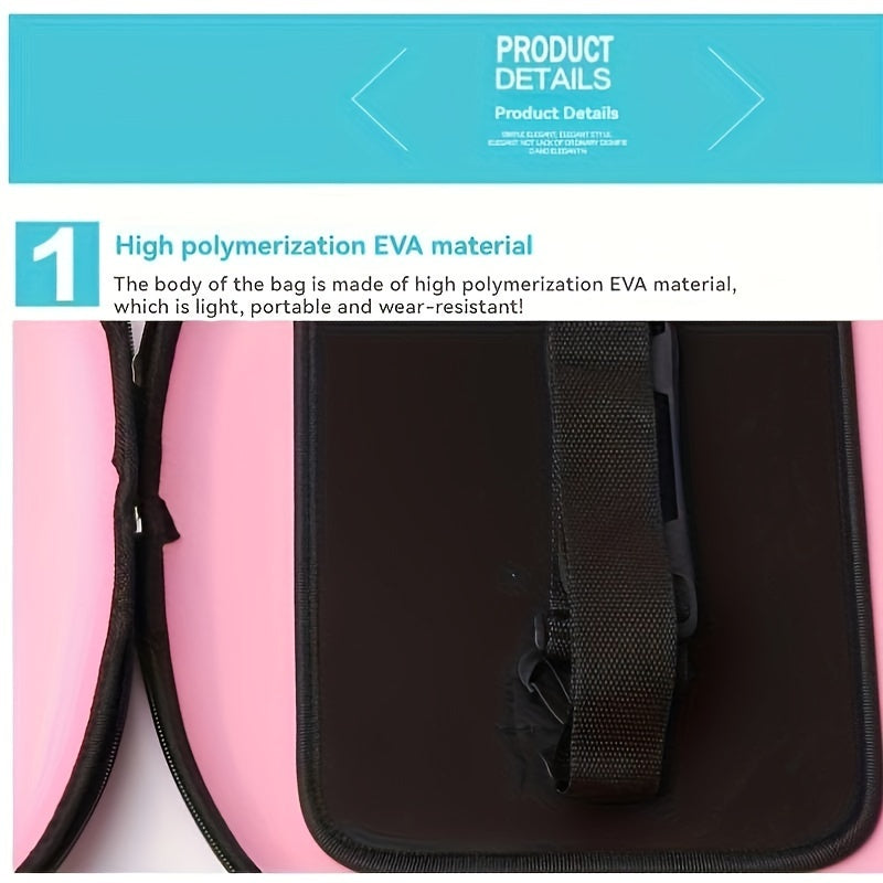 Foldable EVA Cat Carrier with Breathable Design and Zipper Closure for Outdoor Travel