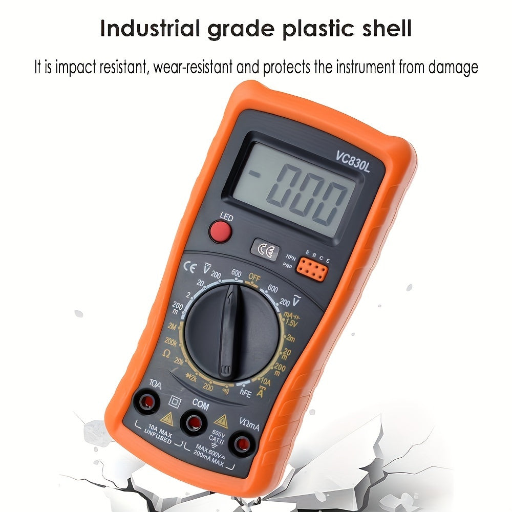 19-Piece Electric Soldering Iron Kit with Multimeter 220V Non-Rechargeable Battery