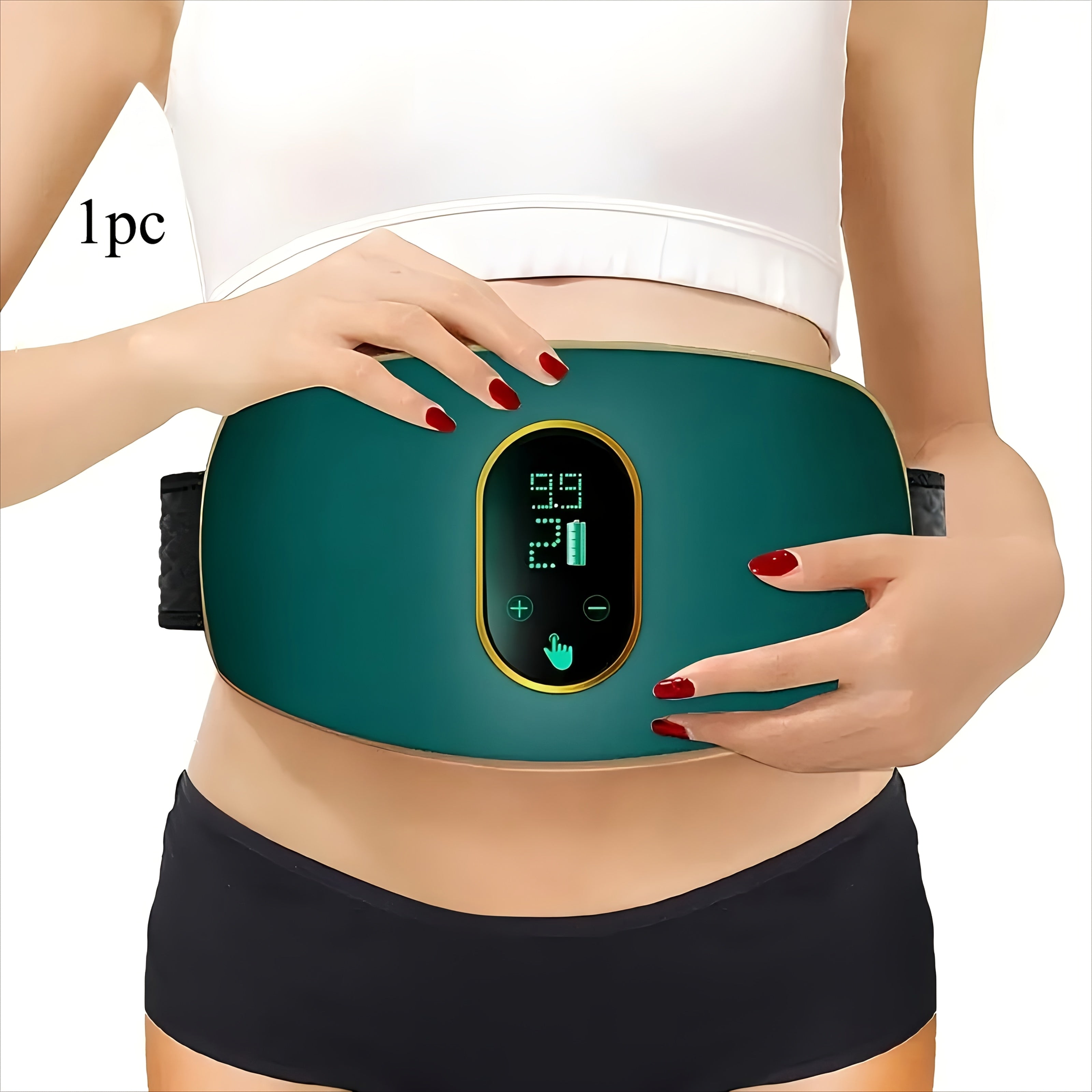 Li-ion polimer batareyali, USB orqali zaryadlanadigan, uyda, ofisda, ochiq havoda sport uchun va juftliklar uchun sovg'a sifatida mos keladigan qayta zaryadlanadigan qorin massaj kamar.