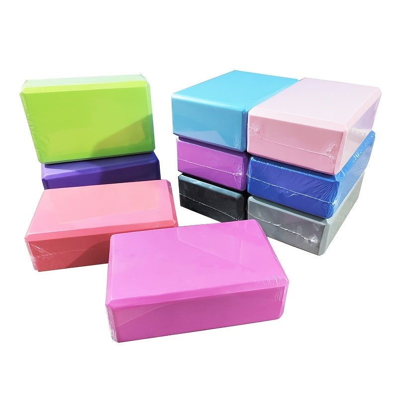 EVA Foam Yoga Block Black for Fitness Pilates and Dance Support