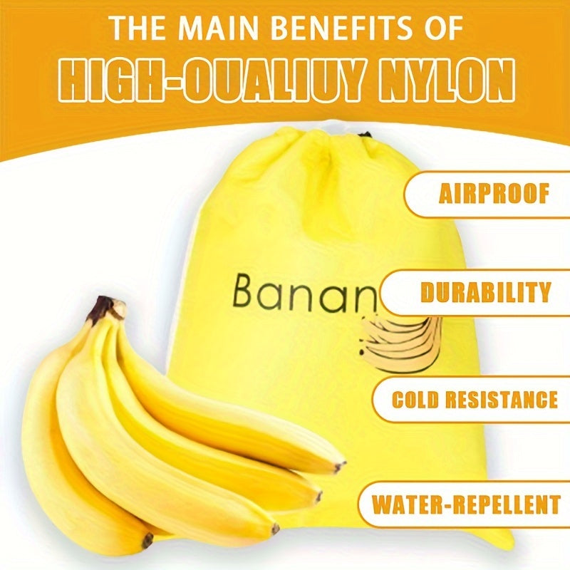 Yellow Banana Storage Bags and Green Vegetable Preservation Bags 1-2pcs Set