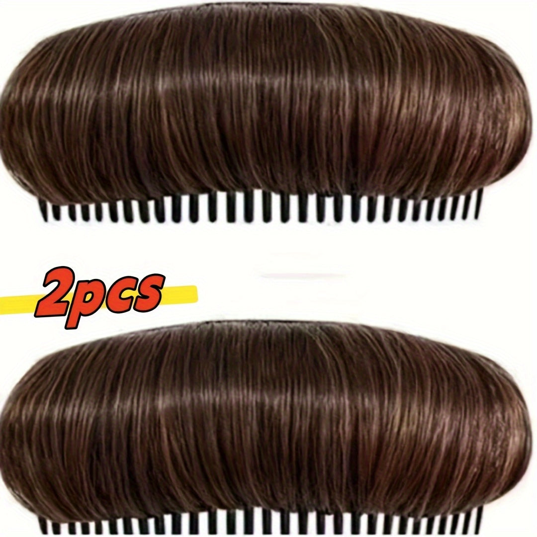 Women Hair Volumizing Tools for Updo Buns and Styling with Clip Accessory