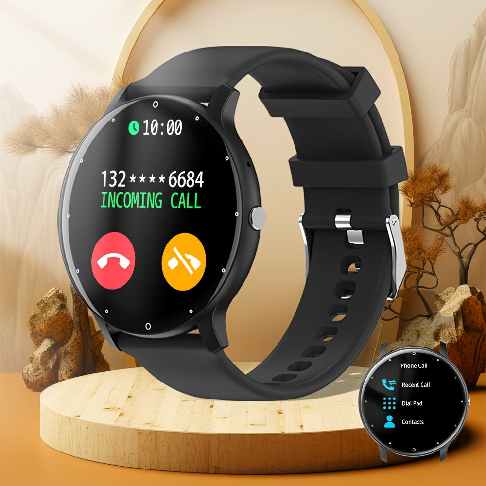 Women's Smart Watch 1.28-Inch Round Screen Fitness Tracker with 123 Sports Modes