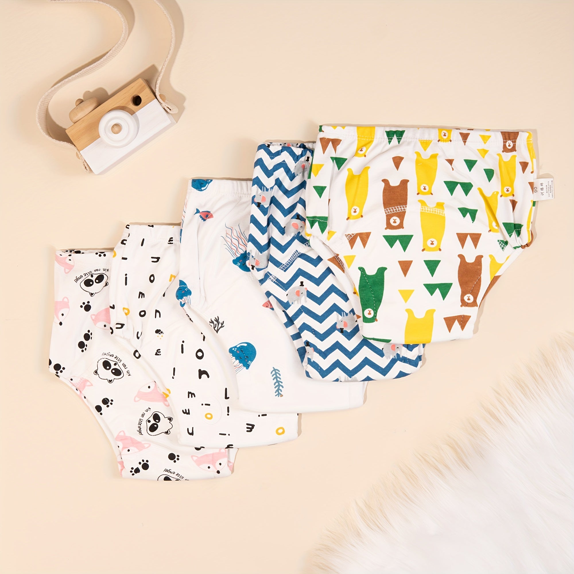 Набор из 2-х детских тренировочных трусиков - многоразовые, водонепроницаемые и непромокаемые подгузники для детей от 0 до 6 лет