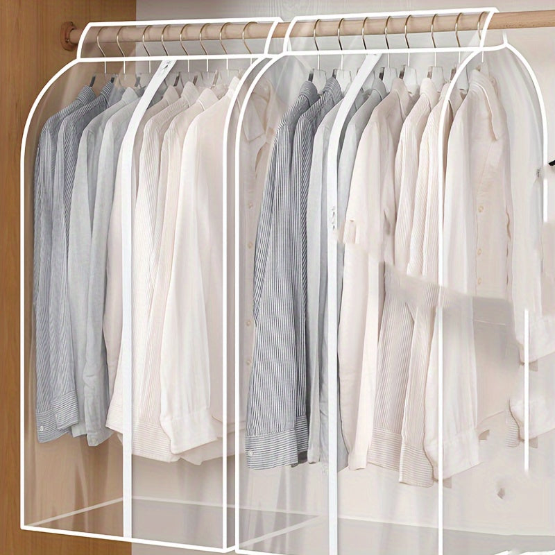 Clear PVC Garment Cover Waterproof Dust Protector for Closet Storage