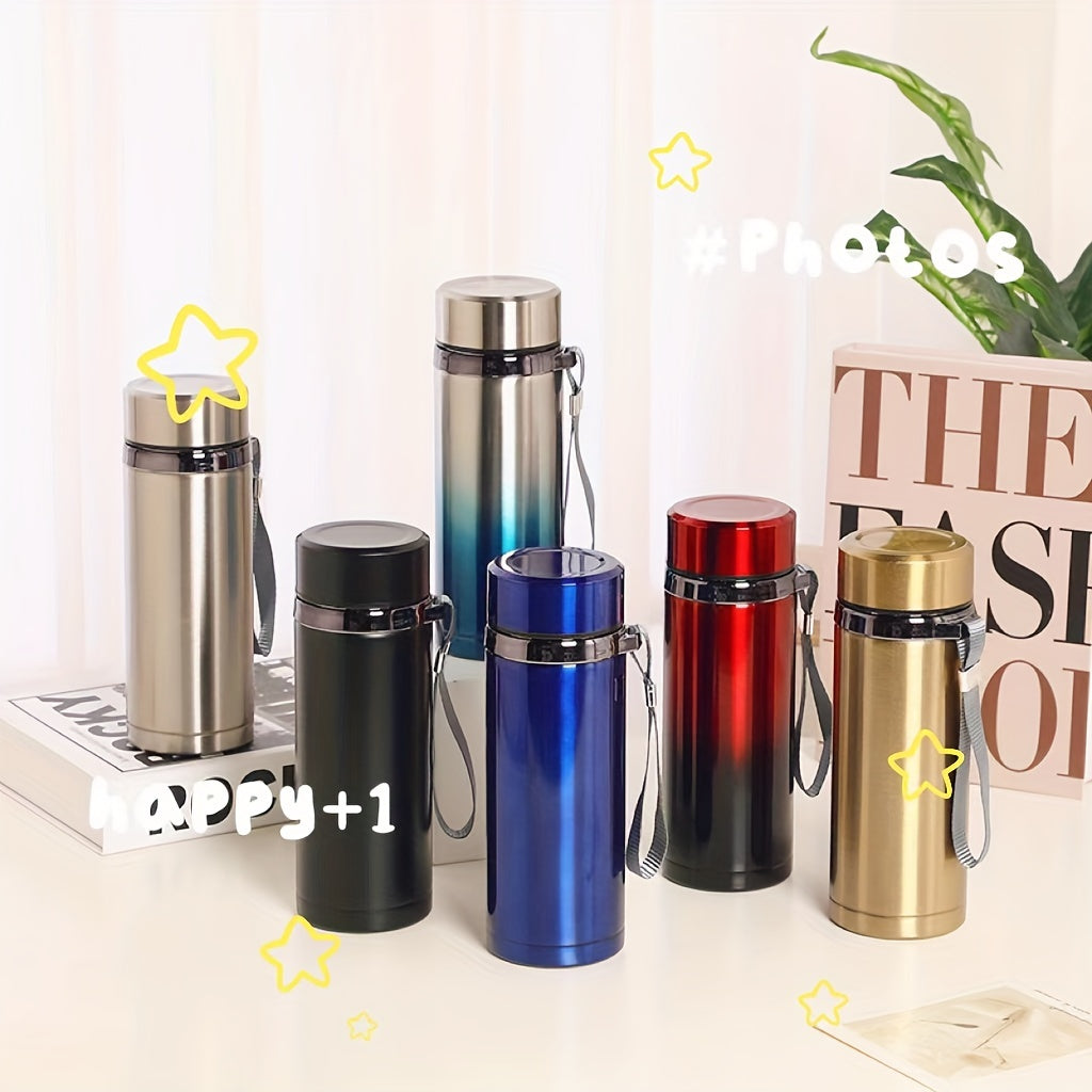 Men's Stainless Steel Travel Mug with Tea Strainer Large Capacity Wholesale