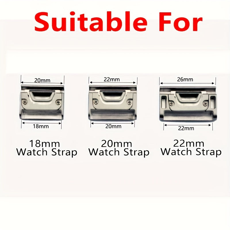 Stainless Steel Watch Band 22mm 26mm QuickFit Non-Water Resistant for Garmin Fenix Epix Pro Tactix