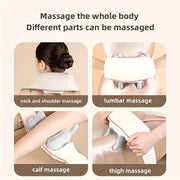 USB orqali zaryadlanadigan isitiladigan bo'yin va yelka massajchisi, turli tananing qismlari uchun inson qo'li massaji - keksa odamlar uchun mukammal sog'liq sovg'asi.