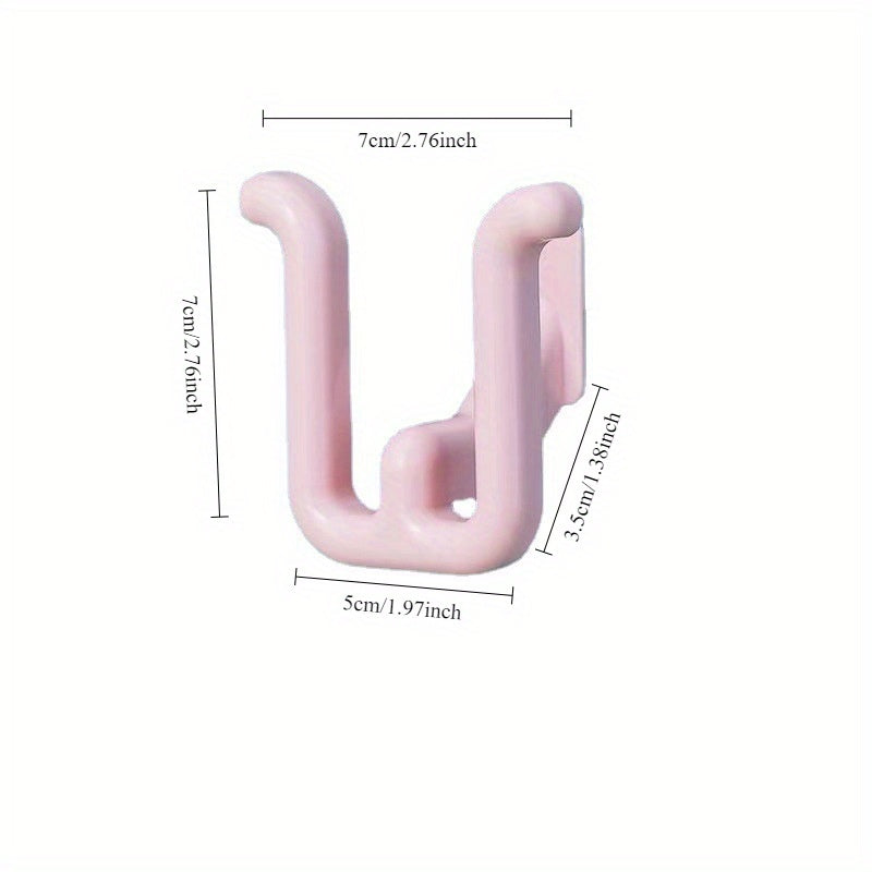 Wall-Mounted Plastic Shoe Rack with Water Drainage, Space-Saving No-Drill Design