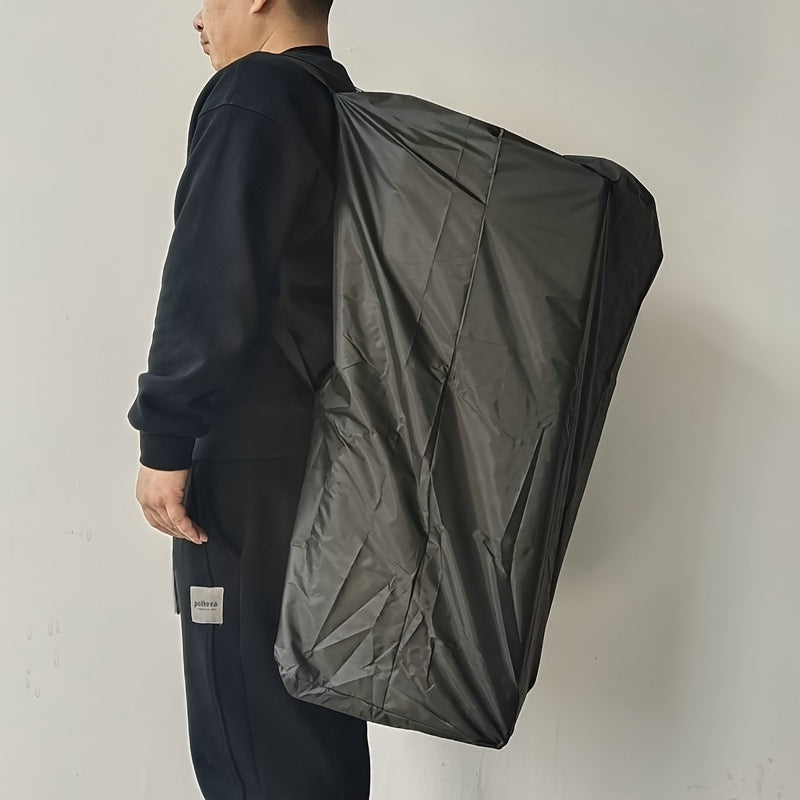 Black Universal Stroller Storage Bag with Shoulder Strap for Travel