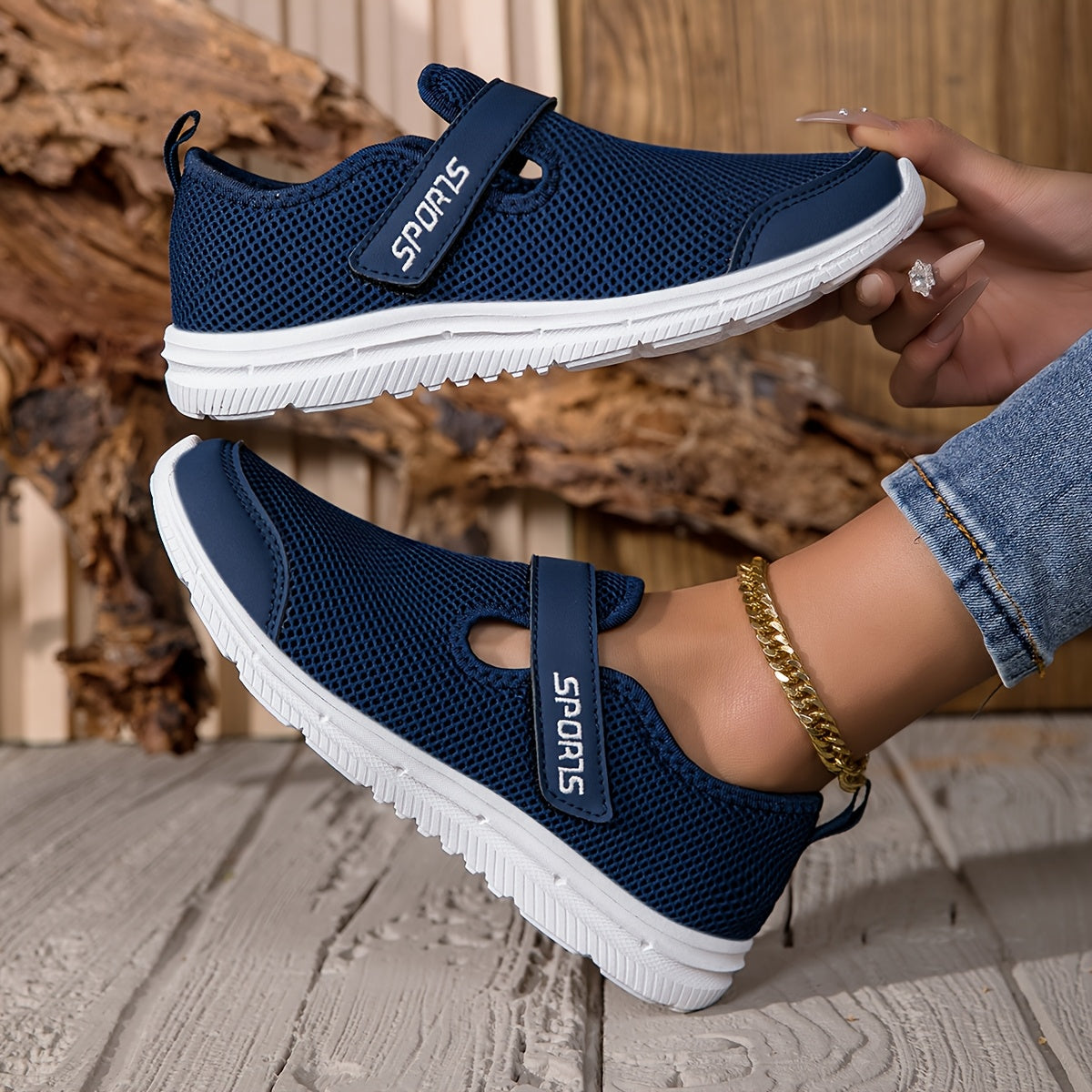Women's Mesh Sneakers Lightweight Casual Shoes Black Comfortable Outdoor