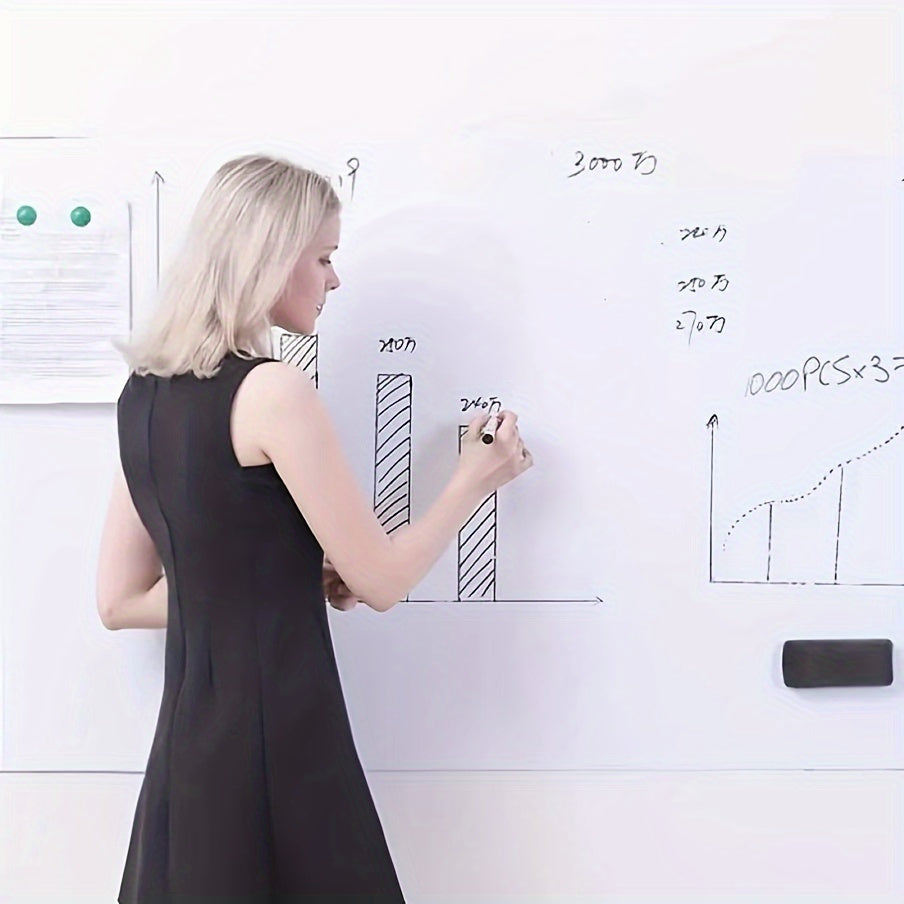 Magnetic Whiteboard with Movable Graffiti Wall for Teaching Office Home Use