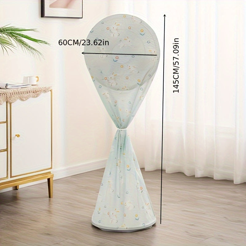 Waterproof Dustproof Fan Cover for Household Box Fans Battery-Free and Electricity-Free
