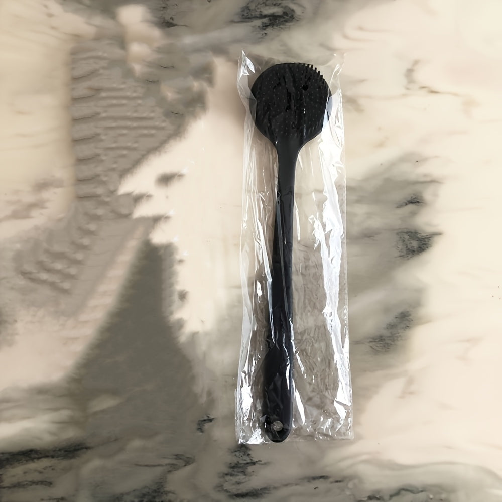 Silicone Long-Handle Bath Brush for Deep Cleaning and Skin Care No Batteries