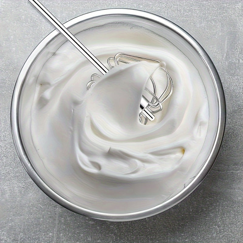 Stainless Steel Whisk and Milk Frother Kitchen Utensil for Baking and Blending